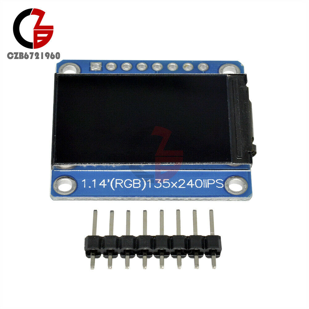 1.14 inch 135*240 SPI HD ST7789 IPS Full Color TFT LCD Display Screen 3.3V
