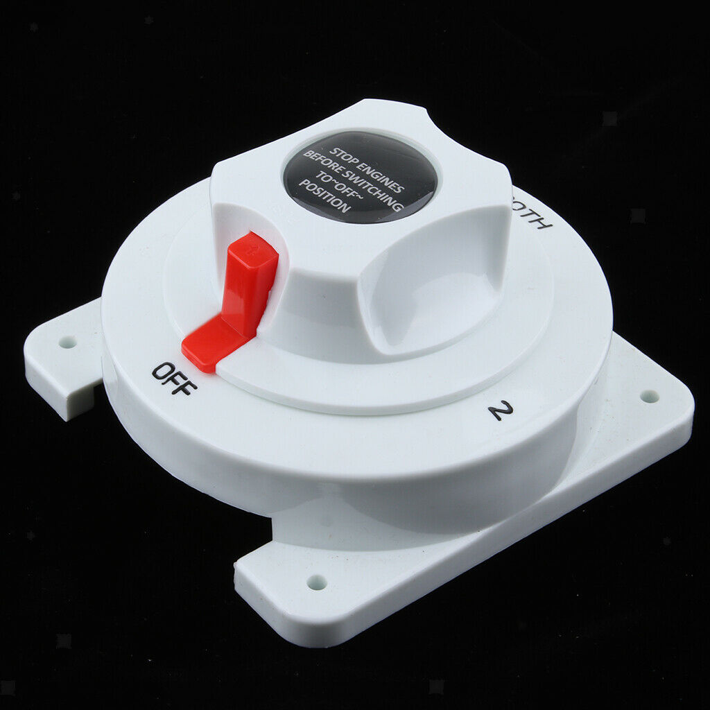 DC12V/24V Dual Battery Selector Switch 4 Positions for Boat Marine Industrial