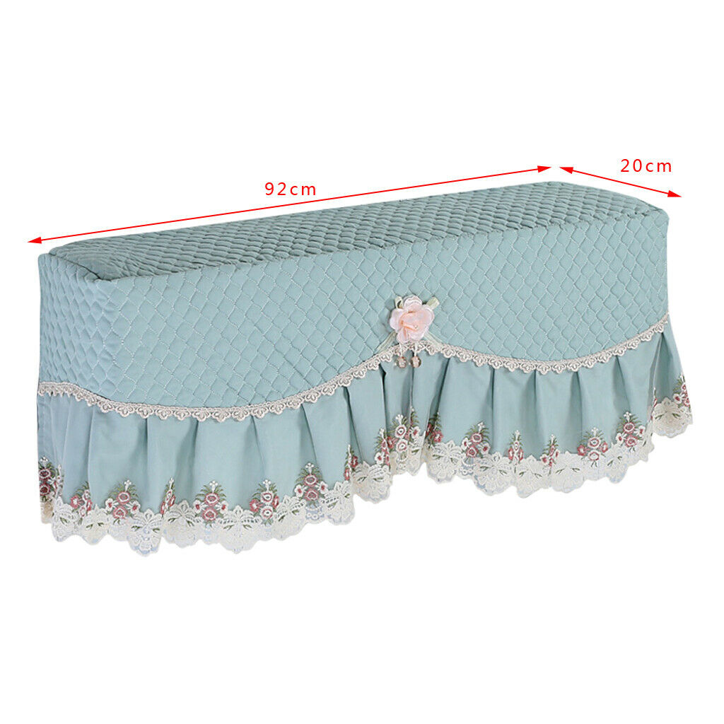 All-inclusive Hanging Air Conditioner Lace Dust Proof Cover Green 92x20CM