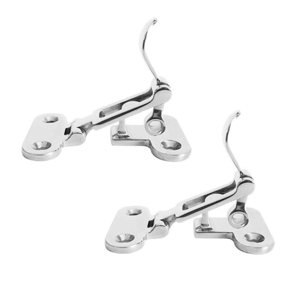 2 Boat Hatch Locker Latch Anti Rattle Locking Clamp For Marine Yacht 4 3