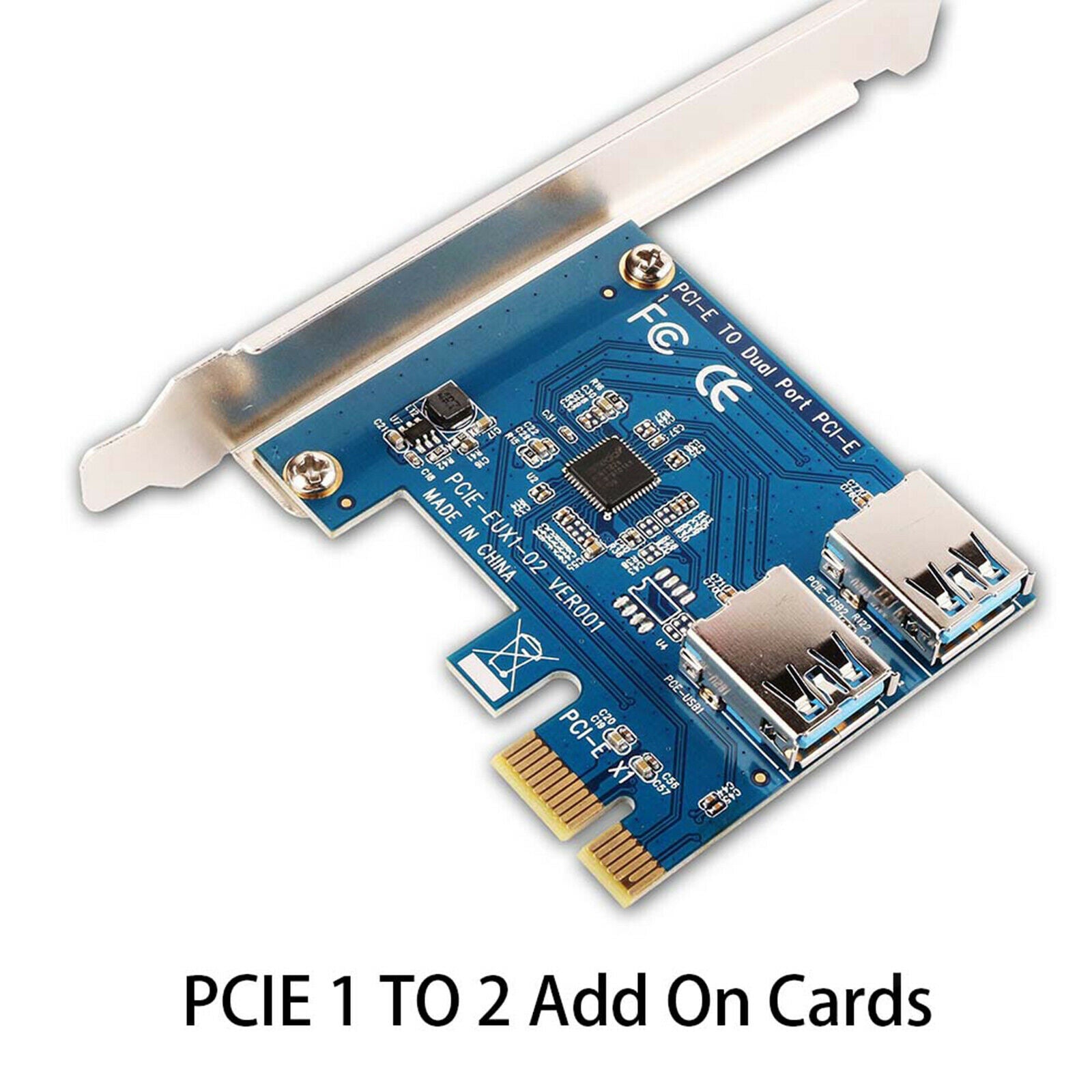 PCIe 1 to 4 PCI-Express PCI Express PCI E 16X Slots Riser Card PCI-E 1X to