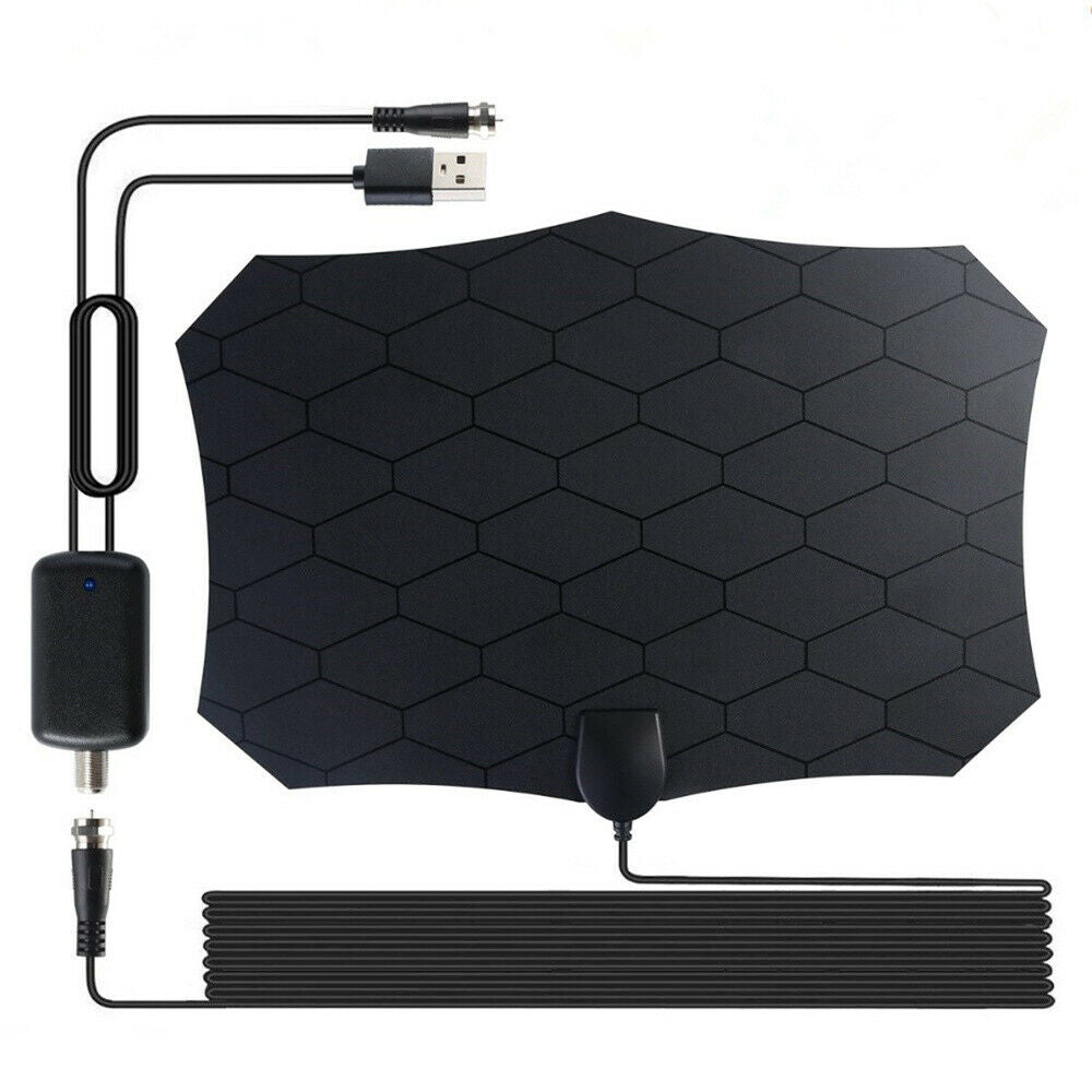 120 Miles Range Antenna TV Digital HD 4K Antena Indoor Outdoor HDTV Amplifier