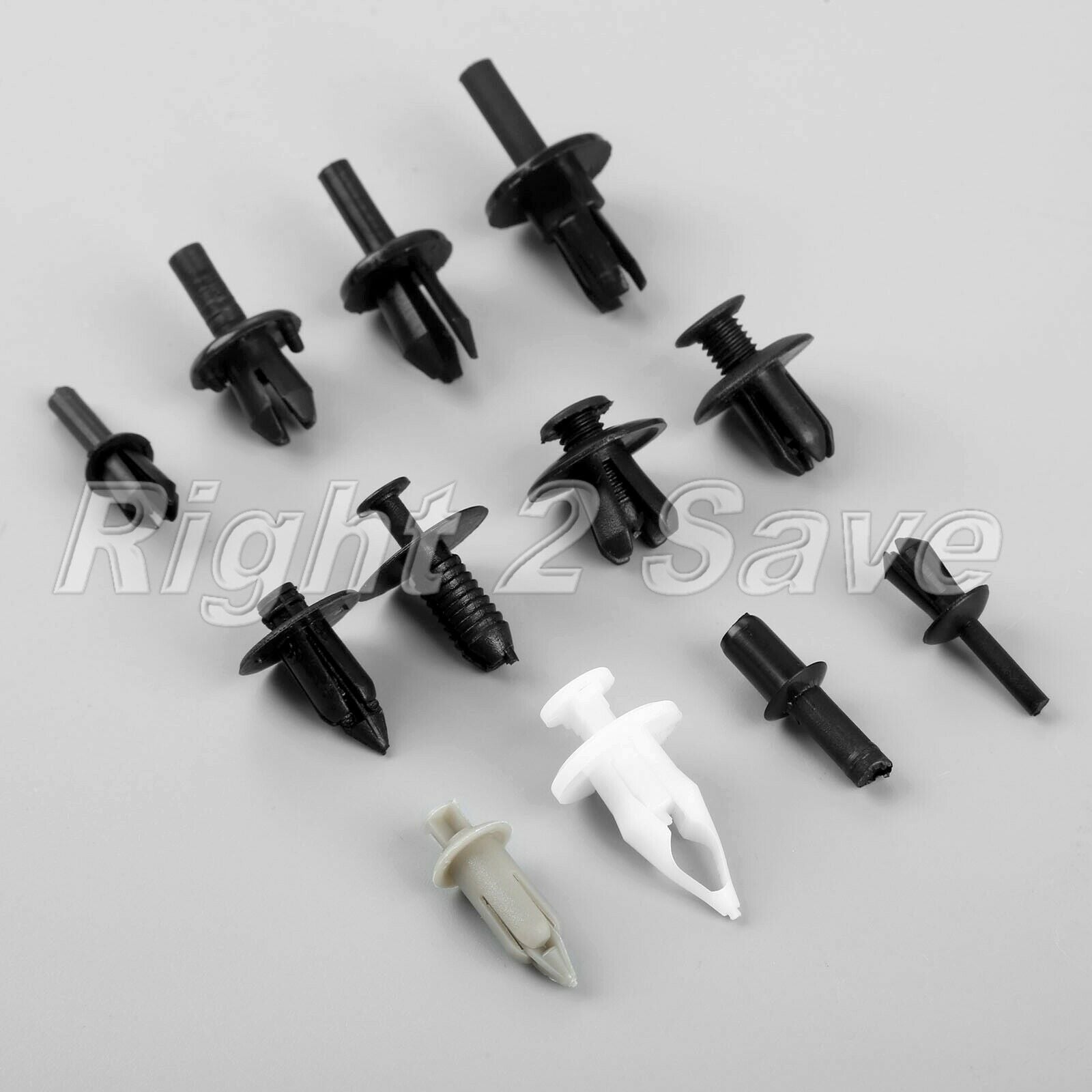 350x Car Body Push Retainer Rivet Panel Trim Clip 12 Sizes Moulding Assortments