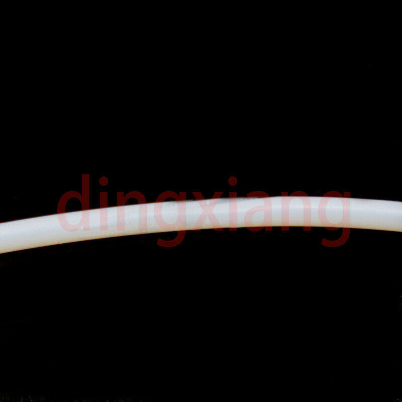 2m PTFE Teflon Tubing for Bowden Tube 2mm ID 4mm OD Extruder w/ 1.75 mm Fittings