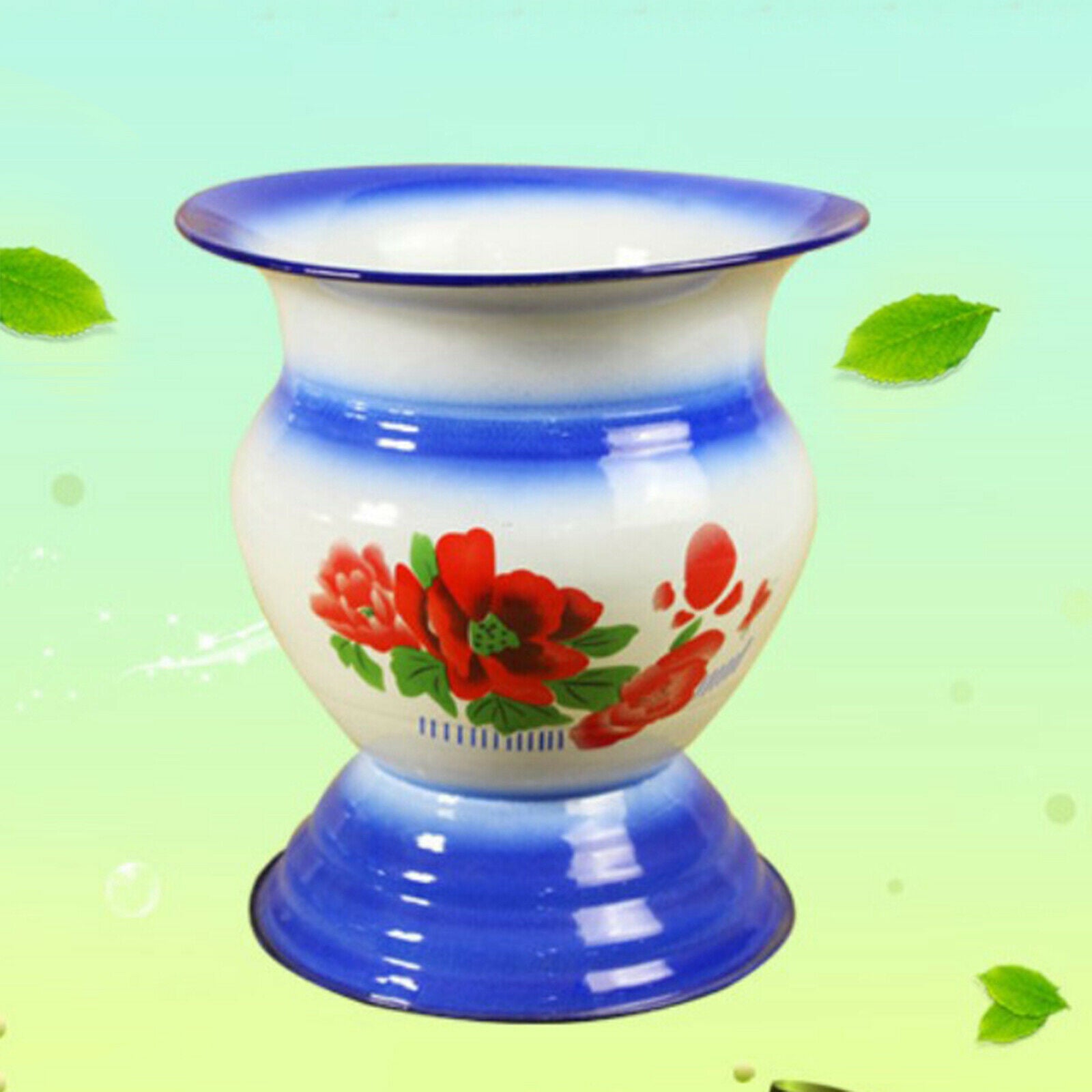 Beauty Chinese Enamel Fruit Container Food Champagne Holders Home Decor