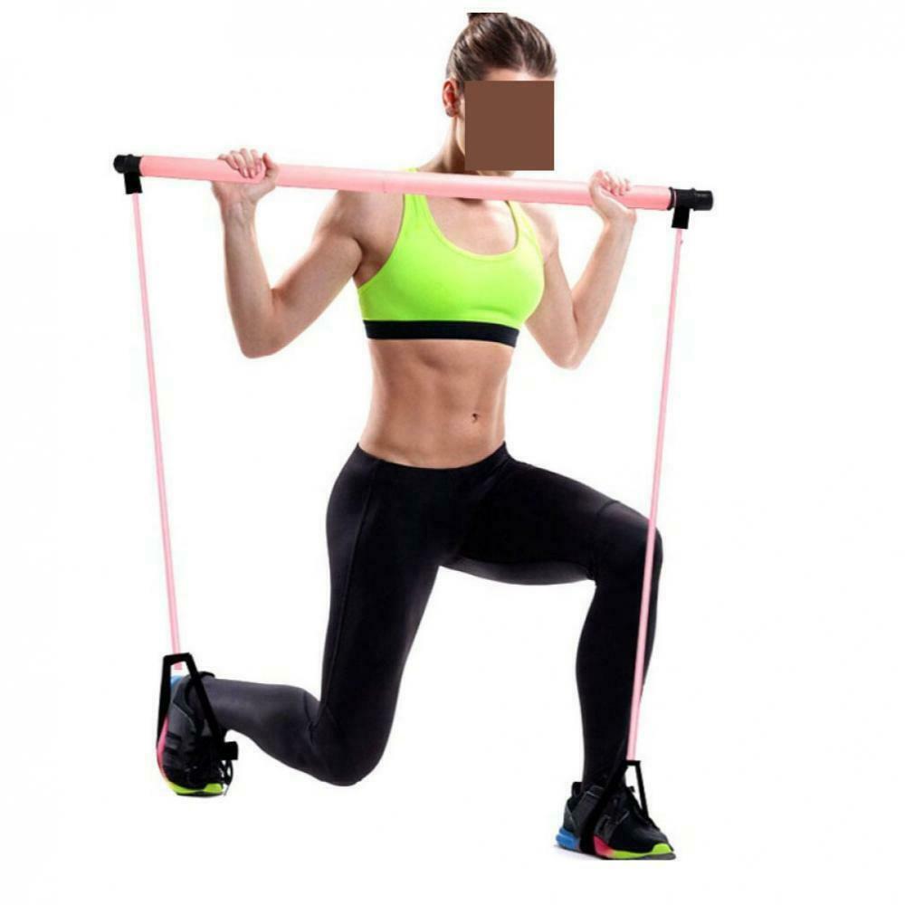 Pilates Exercise Bar Non Slip Detachable Student Fitness Muscle Training