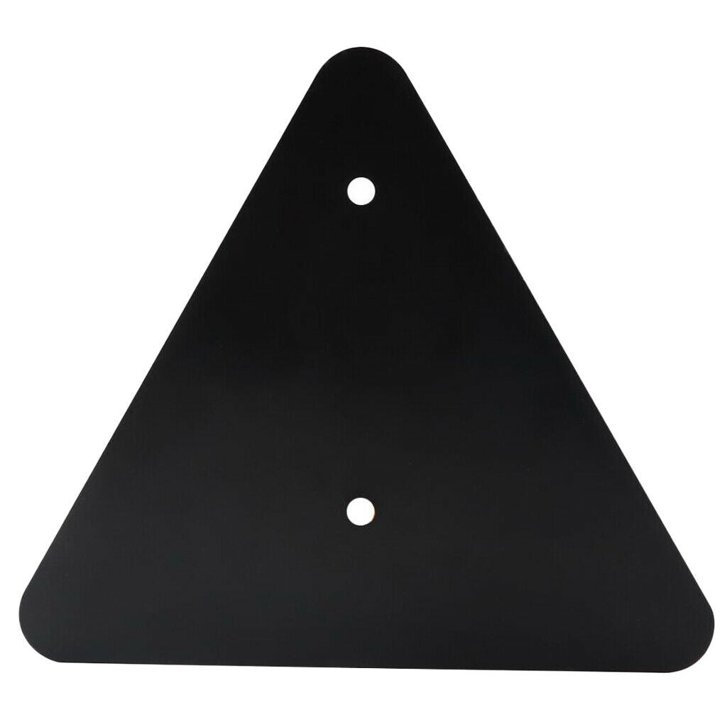 2pcs Red Safety Triangle Reflector for Automotive Fire Fighting Truck