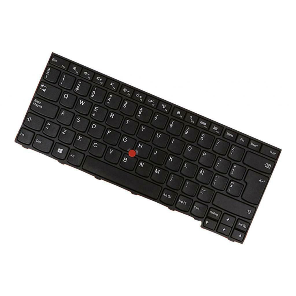 Keyboard for Lenovo Thinkpad E470 E475 Black Spanish