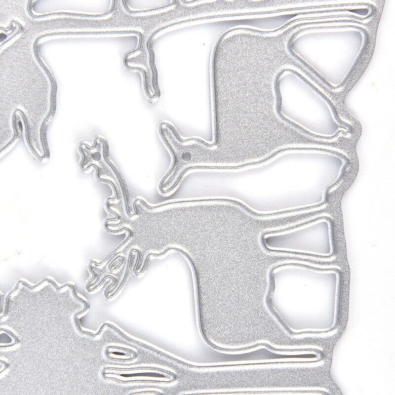 1pc Christmas Tree Deer Frame Metal Cutting Dies Stencils Cut for DIY Pap.l8