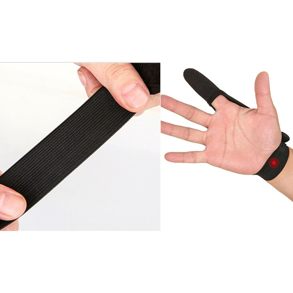 3 Pieces Single-finger Fishing Glove One Finger Stall Shield PU Leather