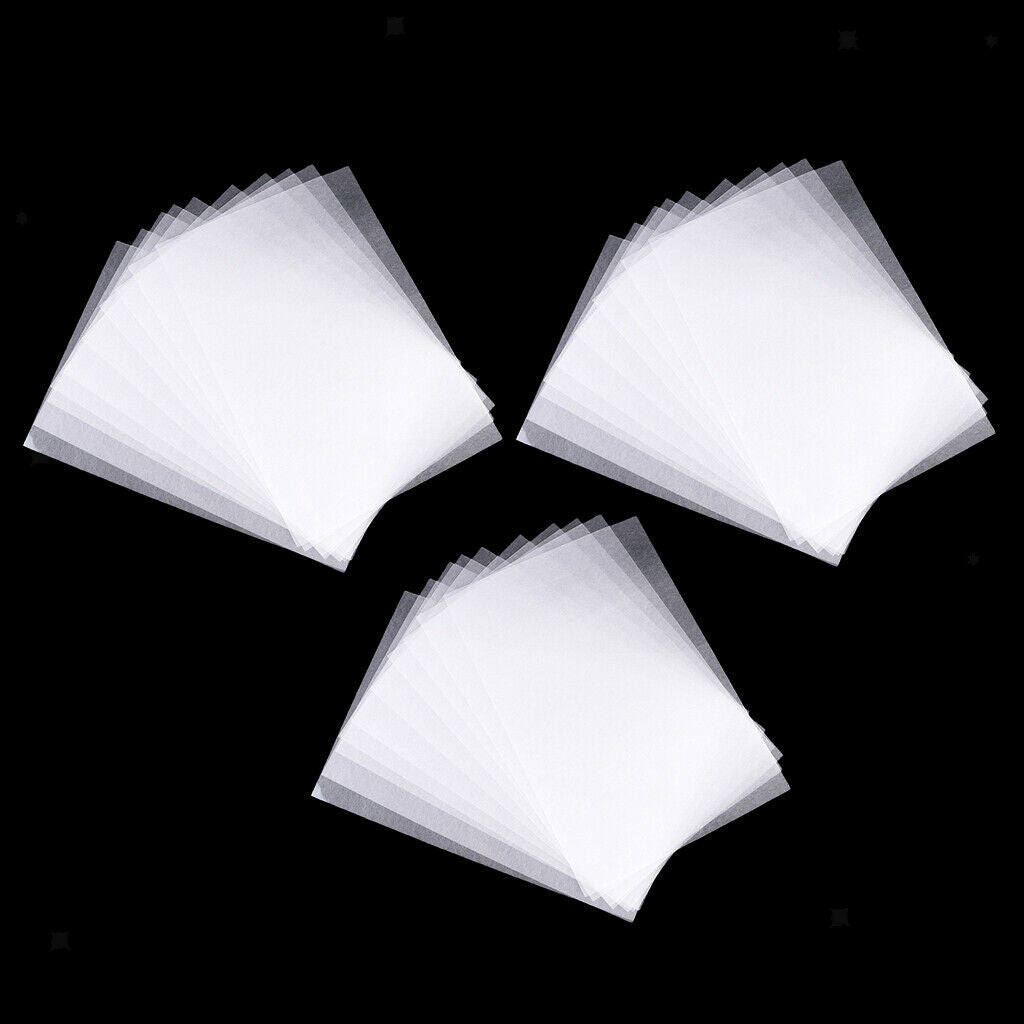 30Pcs Translucent  Shrinkable Paper Shrink Paper Film Sheet DIY Craft