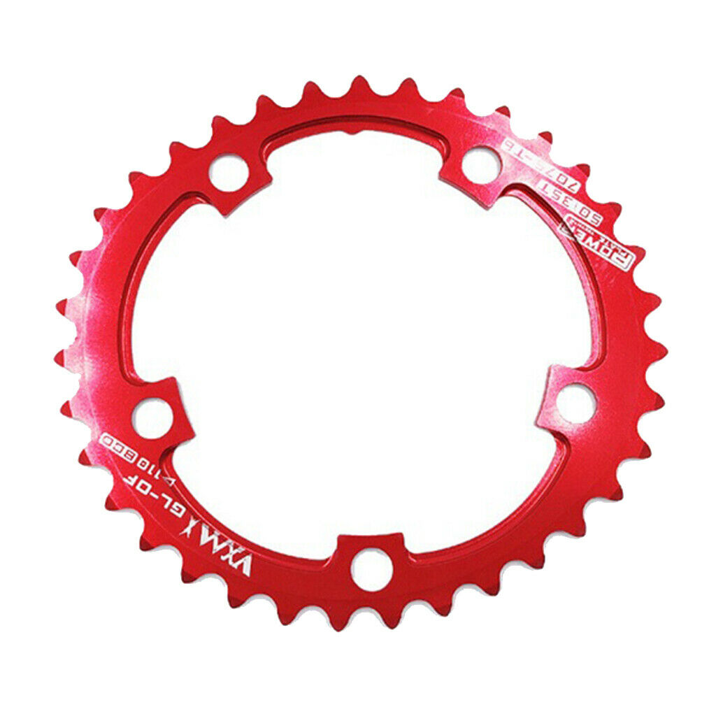Bike Chainring  35T/50T 110 BCD 9-11 Speed Chain Ring Chainwheel Red 35T