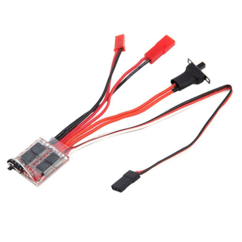 8 Piece 20A Brush ESC for RC Truck Car Boat Models 3-9.4V without Brake