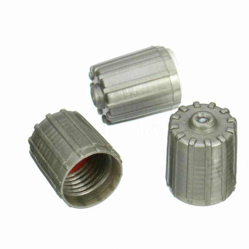50PCS Plastic Gray TPMS Tire Tyre Valve Stem Caps Cover Kit Car Truck Motorcycle