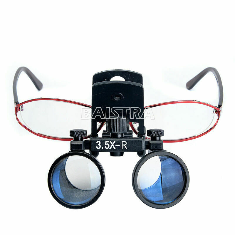 Dental 3.5X Binocular Loupes Surgical Glasses Magnifier Optical Clip DY-110