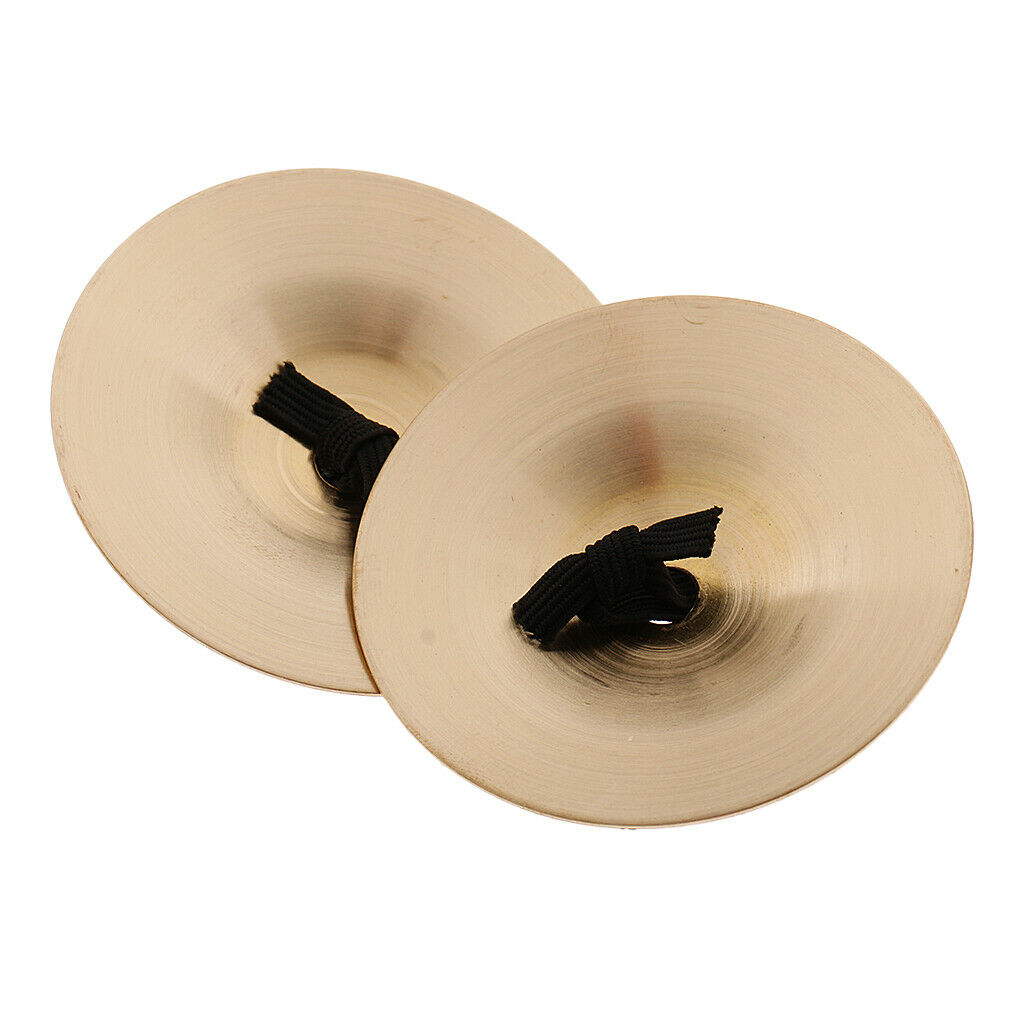 2x Percussion Musical Instrument Belly Dance Finger Cymbals Christmas Toys