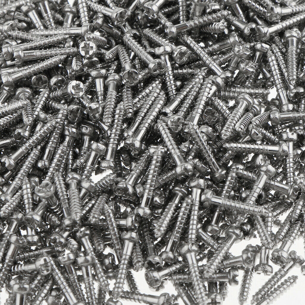2000x Self Tapping Screw Eyeglass Watch Repair Kits 2x1.4x8mm&2.0x1.4x6.0mm