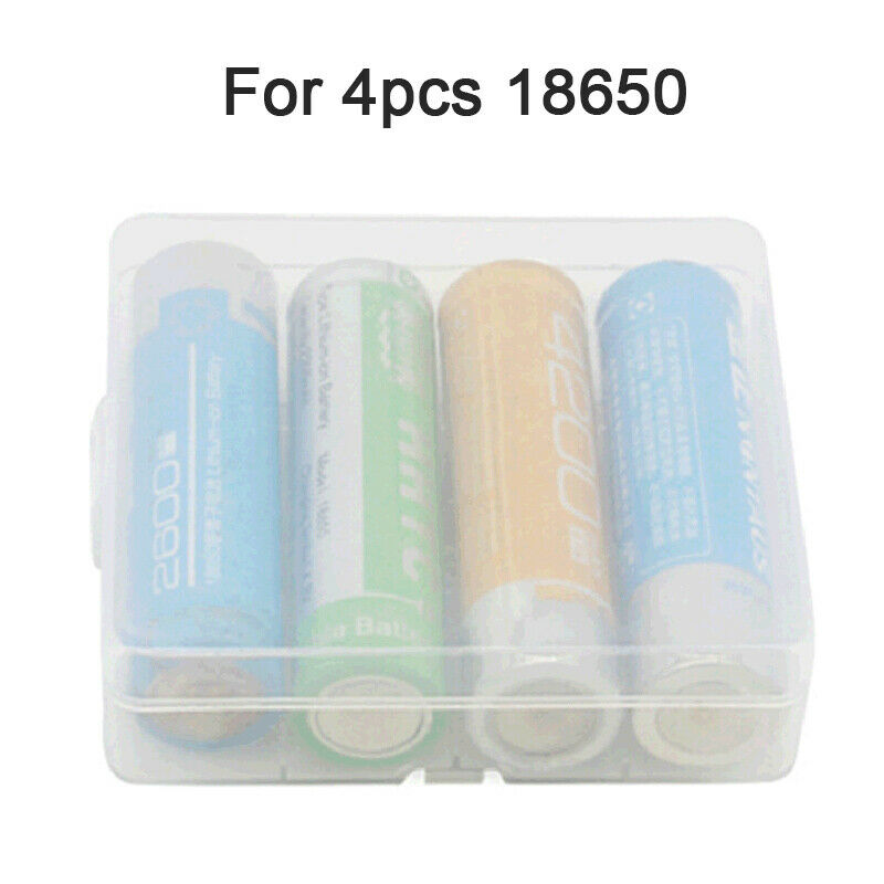 Hard Plastic Battery Waterproof Storage Boxes Case Holder With Clip For 4.l8