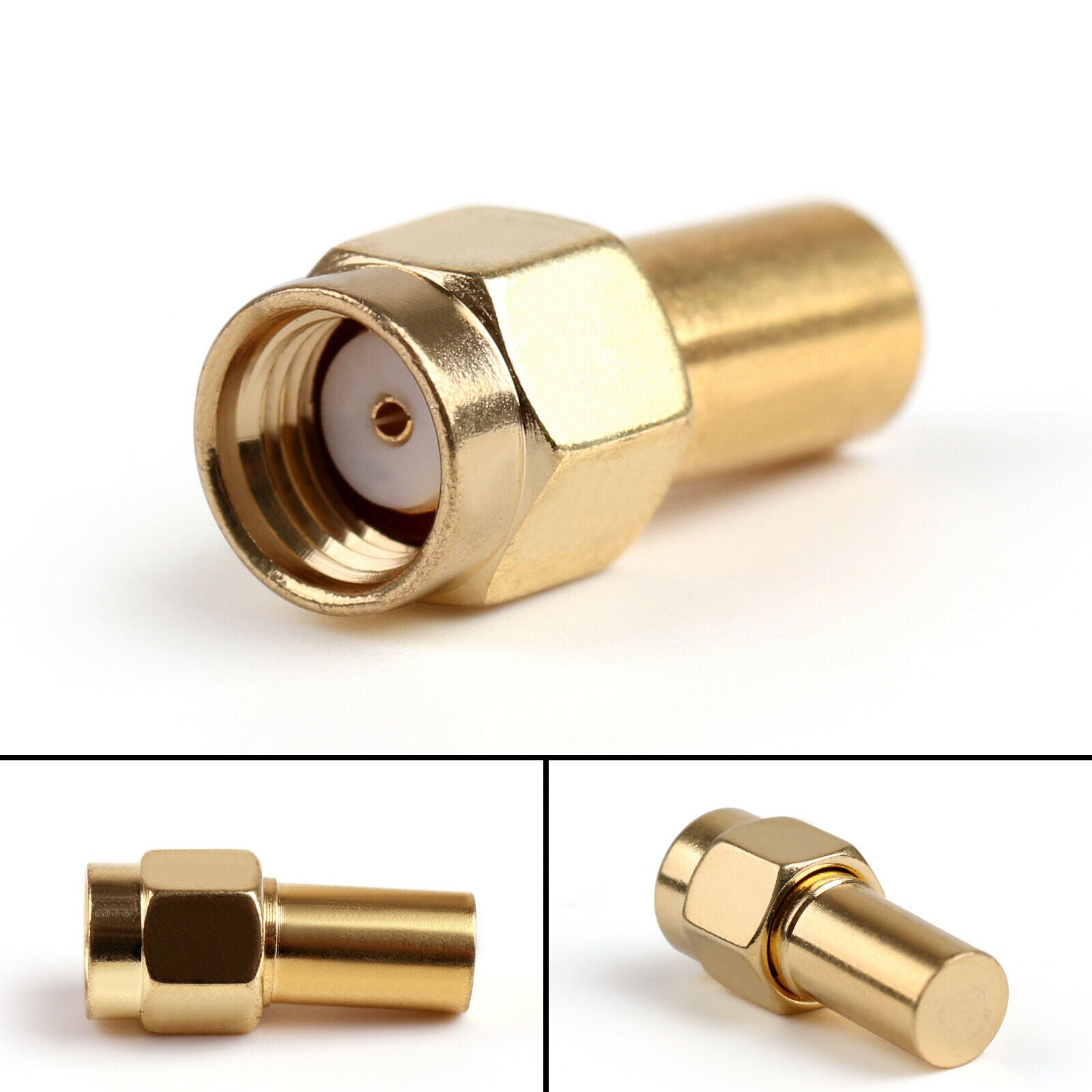 10Pcs RP-SMA Male Plug 1W RF Coaxial Termination Loads DC-3 GHz 50Ω Connector CN