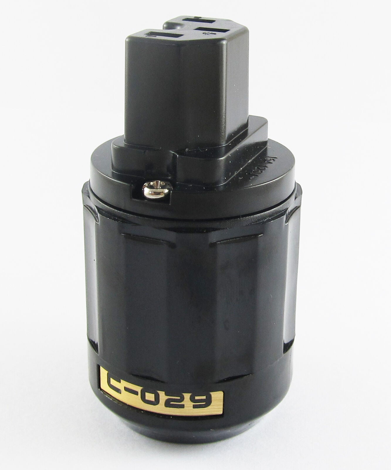 5x High Quality Pure Copper C-029 US Power Female IEC Connector for Audio Black