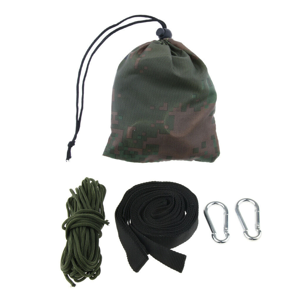 Heavy Duty Hammock Hanging Straps Ropes With Carabiners