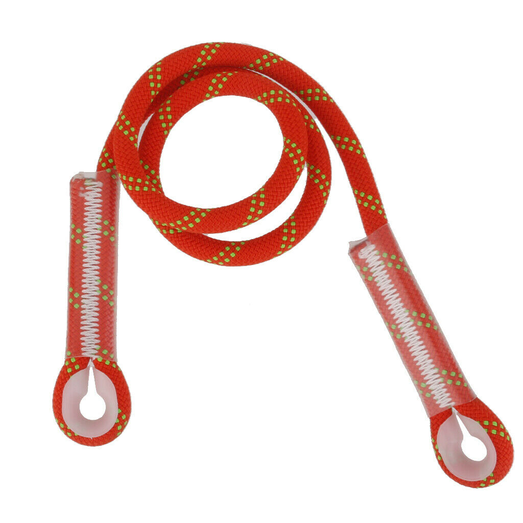 100cm Orange Rock Climbing Mountaineering Fall Protection Rope