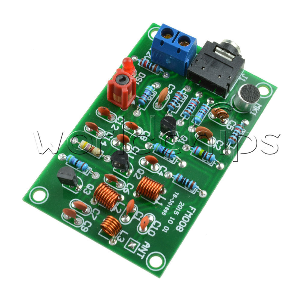 76-110MHz FM Radio Transmitter Repeater MP3 Audio Wireless Transmitter Module WC