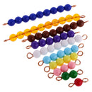 Bead Bars 1-9 Numbers Math Square Counting Game Kids Math