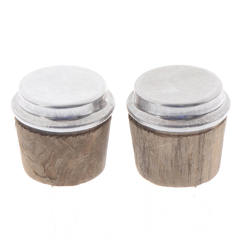 2PC 40mm Bottom Diameter Wood Thermos Bottle Cork Plug Lid Stopper Kettle.l8