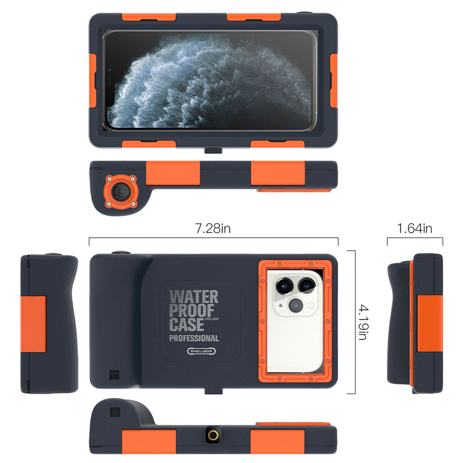 Surfing Diving Phone Case Cover 15M Depth Photography Housing For   6s