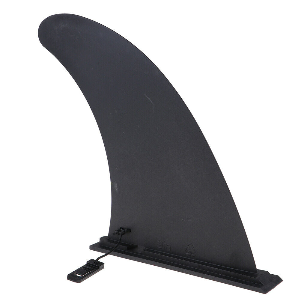 Quick Release Center Fin for Longboard, Surfboard & Paddleboard Black