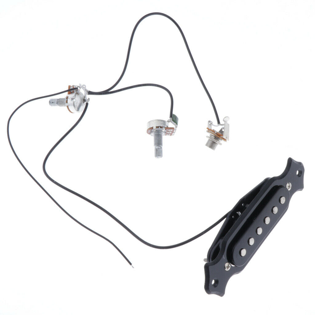 Pre Wired Soundhole  Pickups For 6 String Electric Cigar Box Guitar