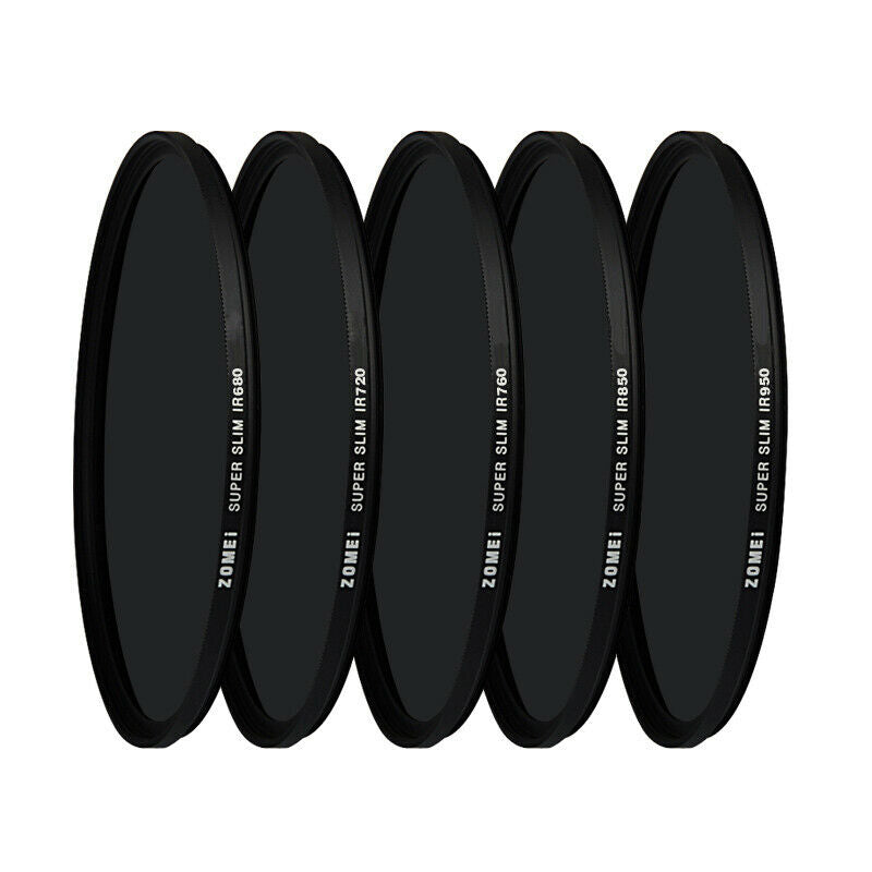 62mm 680/720/760/850/950NM Infrared   IR Filter for Cameras 720nm