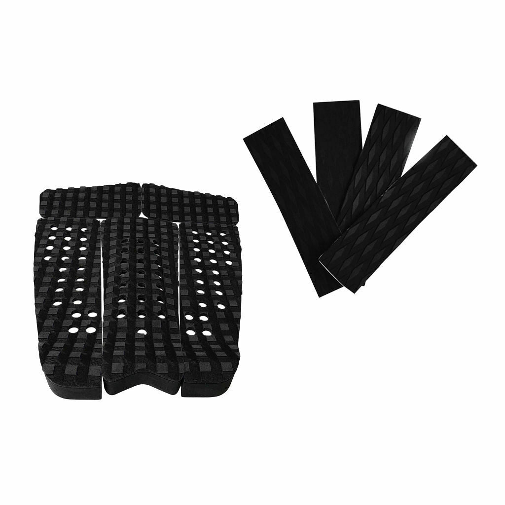 Sets 9 Surf Surfboard Skimboard Longboard Traction Pad Deck Grip & Tail Pad