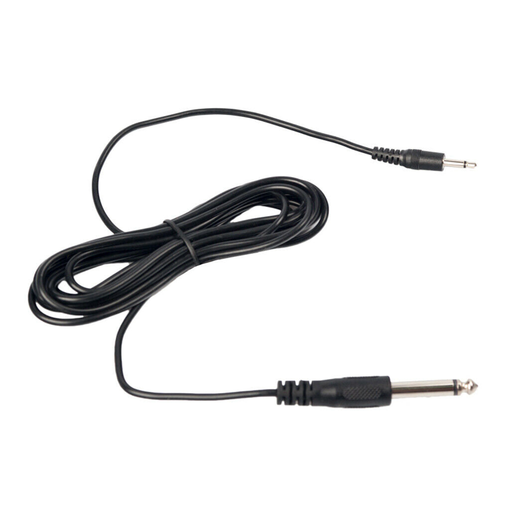 Instrument Male to Male Cable 6.35mm to 3.5mm Electric Guitar Cord for Guitar