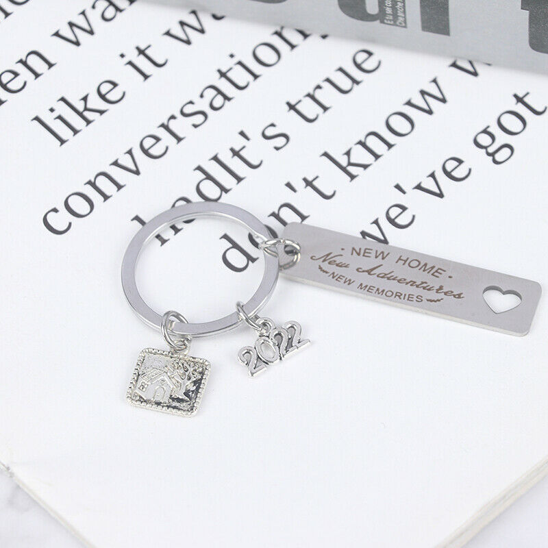 2022 new family keychain New home new adventures moving to a new home new start