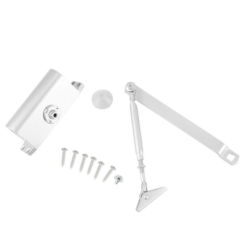 Automatic Door Closers Security System Adjustable Closing/Latching Speed AlumiM6
