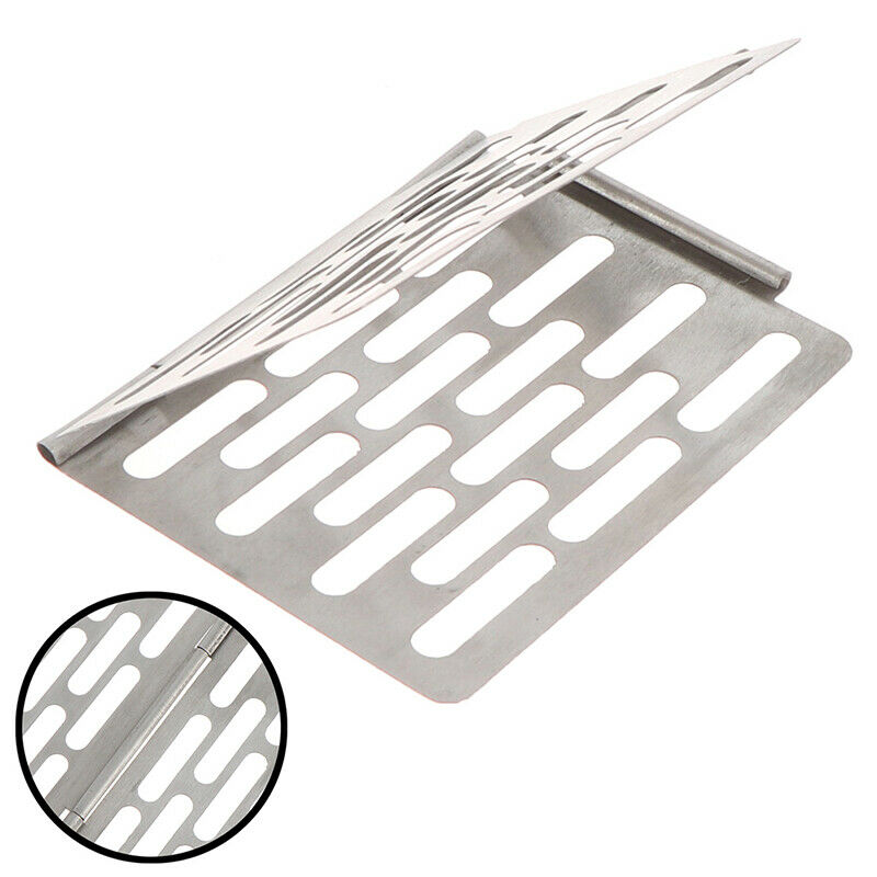 Folding Grill Plate Portable BBQ Stainless Steel Mini Shelf Outdoor Picni.l8