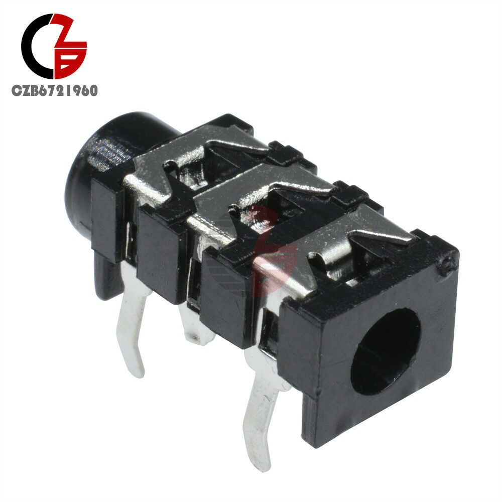 20Pcs 3.5mm Stereo Headphone 5Pin Audio Jack Earphone Socket