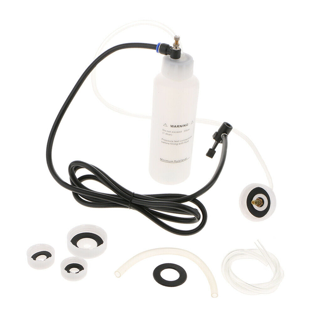 Car RV Brake Clutch Fluid Bleeding Pneumatic Garage Vacuum Bleeder Tool Set