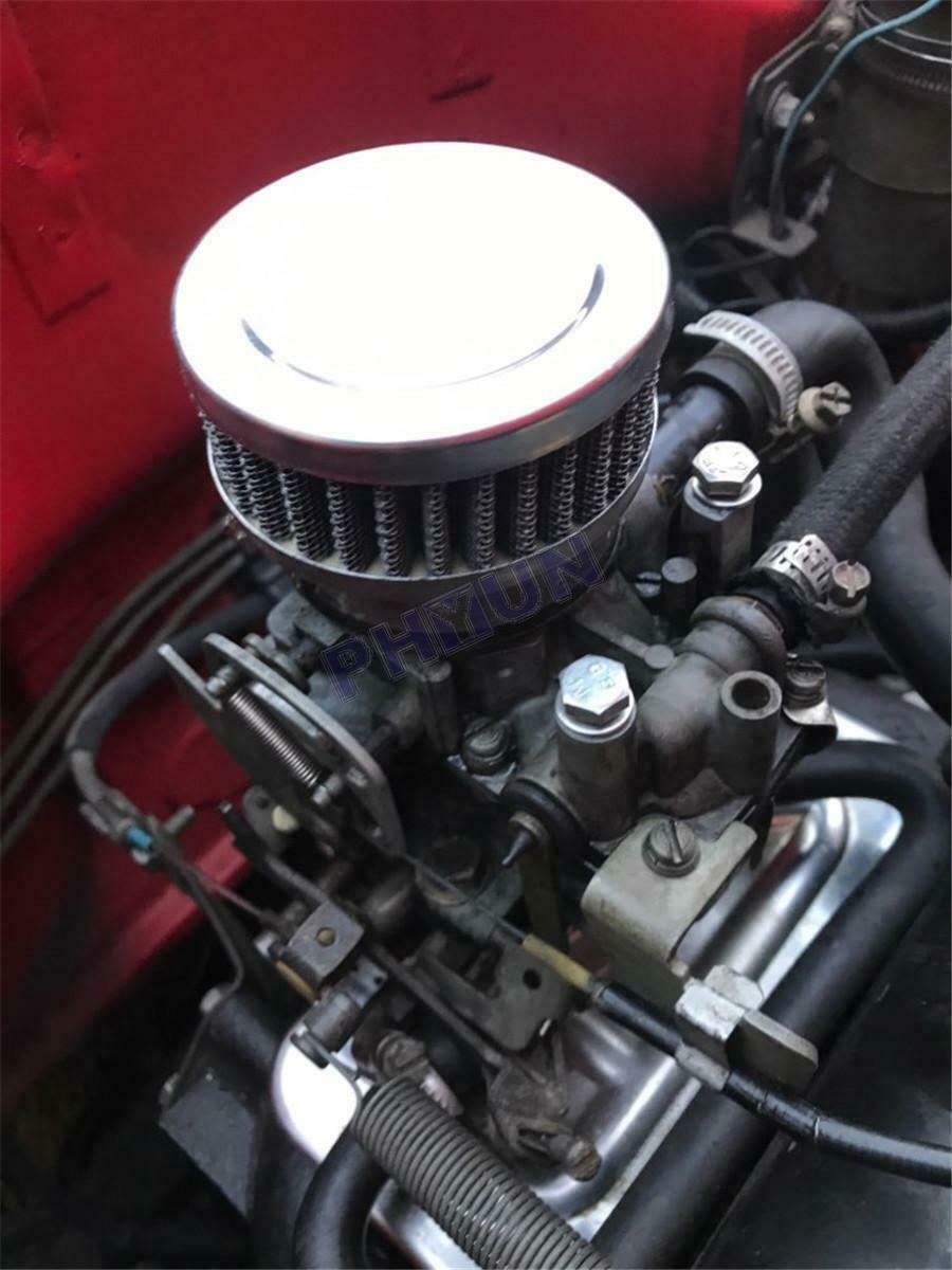 4x 52-58mm Motorcycle Air Intake Filter Cleaner w/ Clamps ATV Scooter Universal