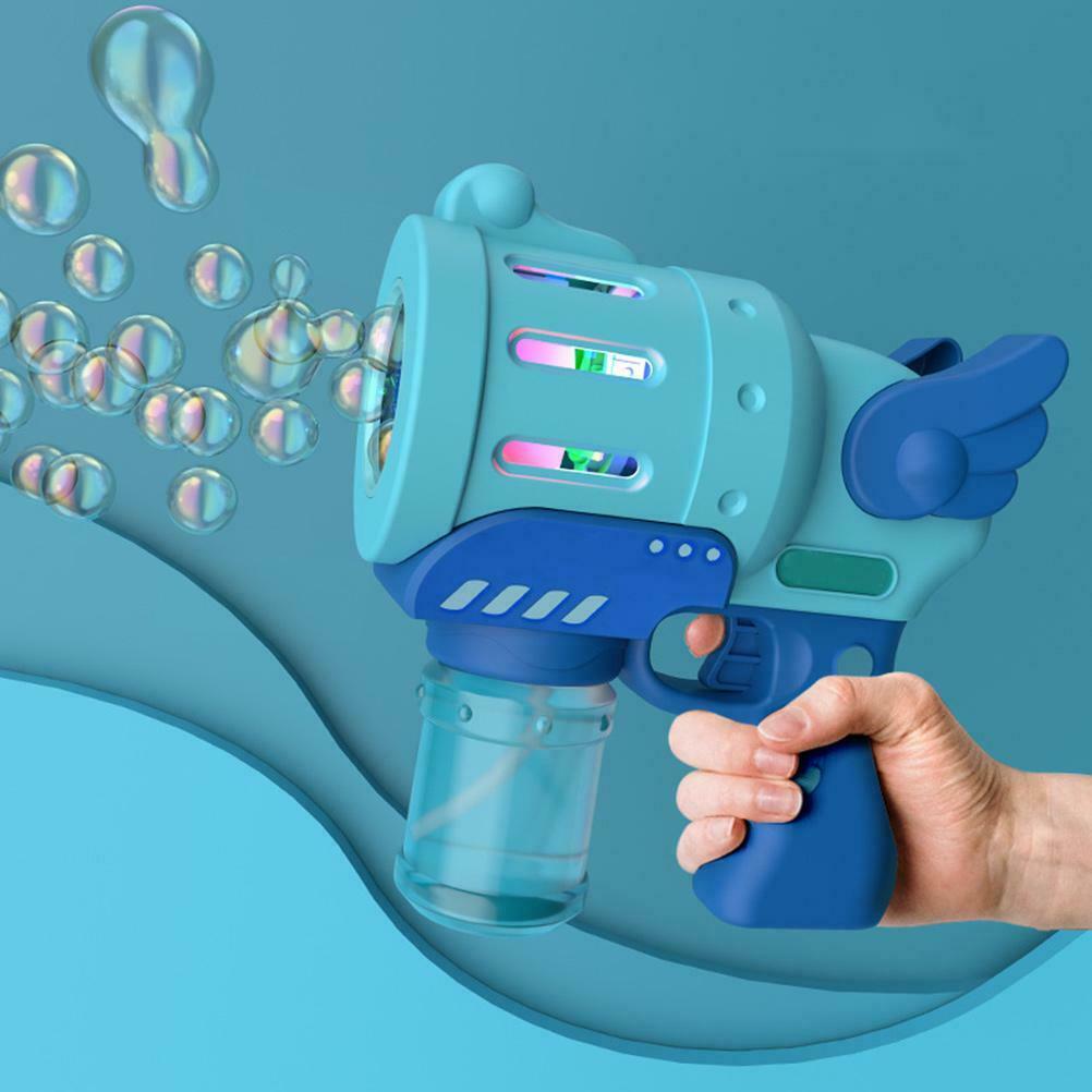 Bubble Blower Machine Automatic Bubble Maker with Colorful Light for Outdoor