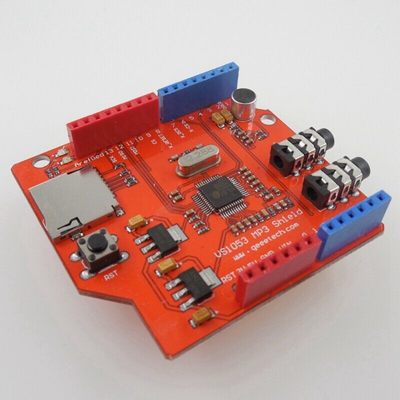 VS1053 MP3 Module Development Board with Amplifier, Decoder Board, Onboard RecK6
