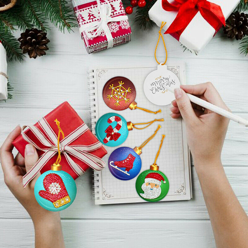 1Set Diamond Painting Tool DIY Handmade Christmas Tree Pendant Hanging Orname DD