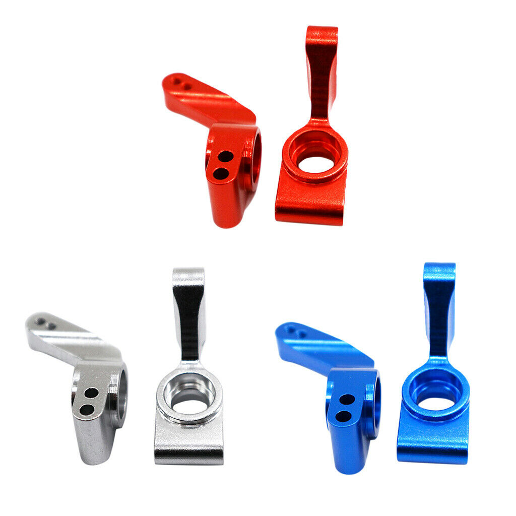 2WD Rear Hub Carrier Rear Arm Wheel Hub Carrier for 1/10 RC Car Red