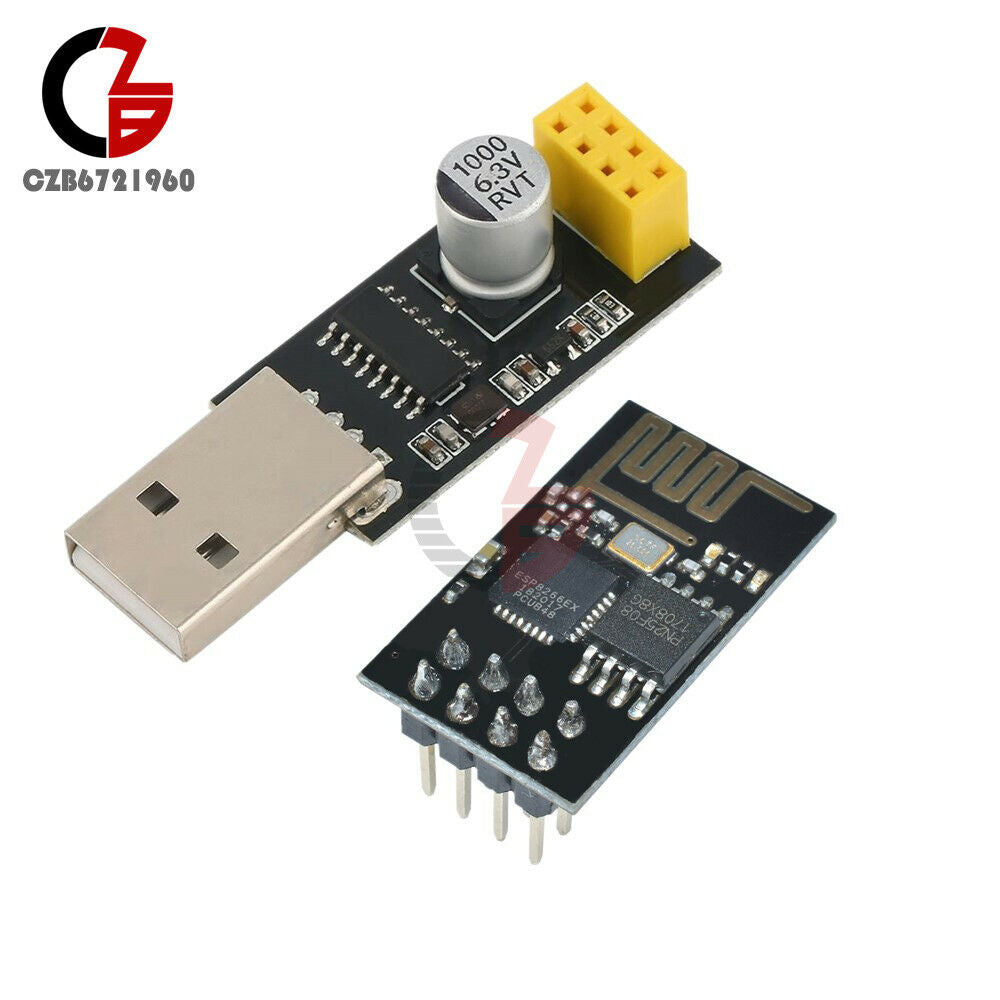 USB to ESP8266 ESP-01 Serial WIFI Wireless Transceiver Module Send Receive CH340