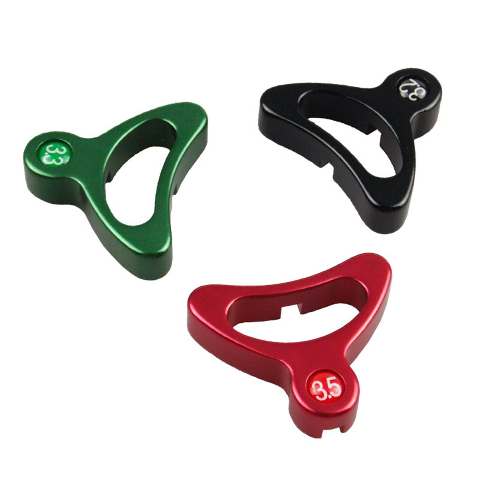 3pack Bike Spoke Wrench Bicycle Wheel Spoke Truing Spanner 3.2/3.3/3.5mm