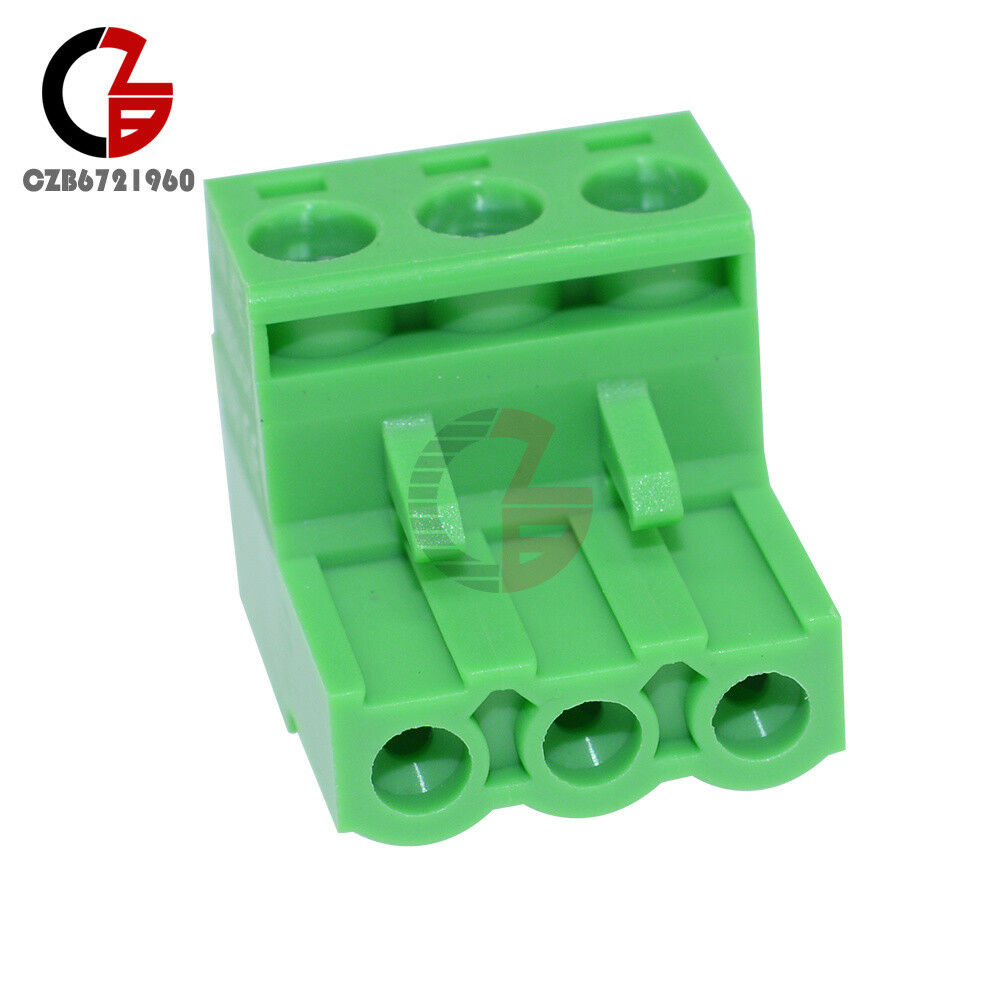 5PCS 5.08mm Pitch KF-3P KF2EDGK 3 Pin Plug-in Right Angle Terminal Connector