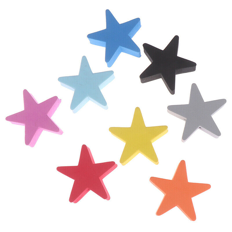 1Pc Colorful five-pointed star car antenna pen topper aerial EVA ball dec.l8