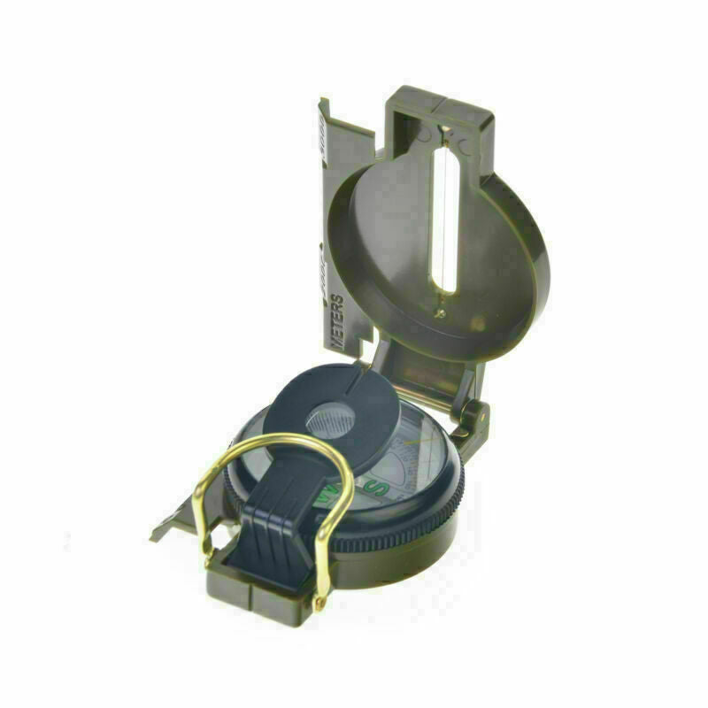 Pocket Outdoor Military Army Hiking Camping Lens Survival Lensatic Mini Co hv2n